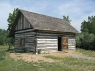 Perkins-Copland Log Cabin exterior